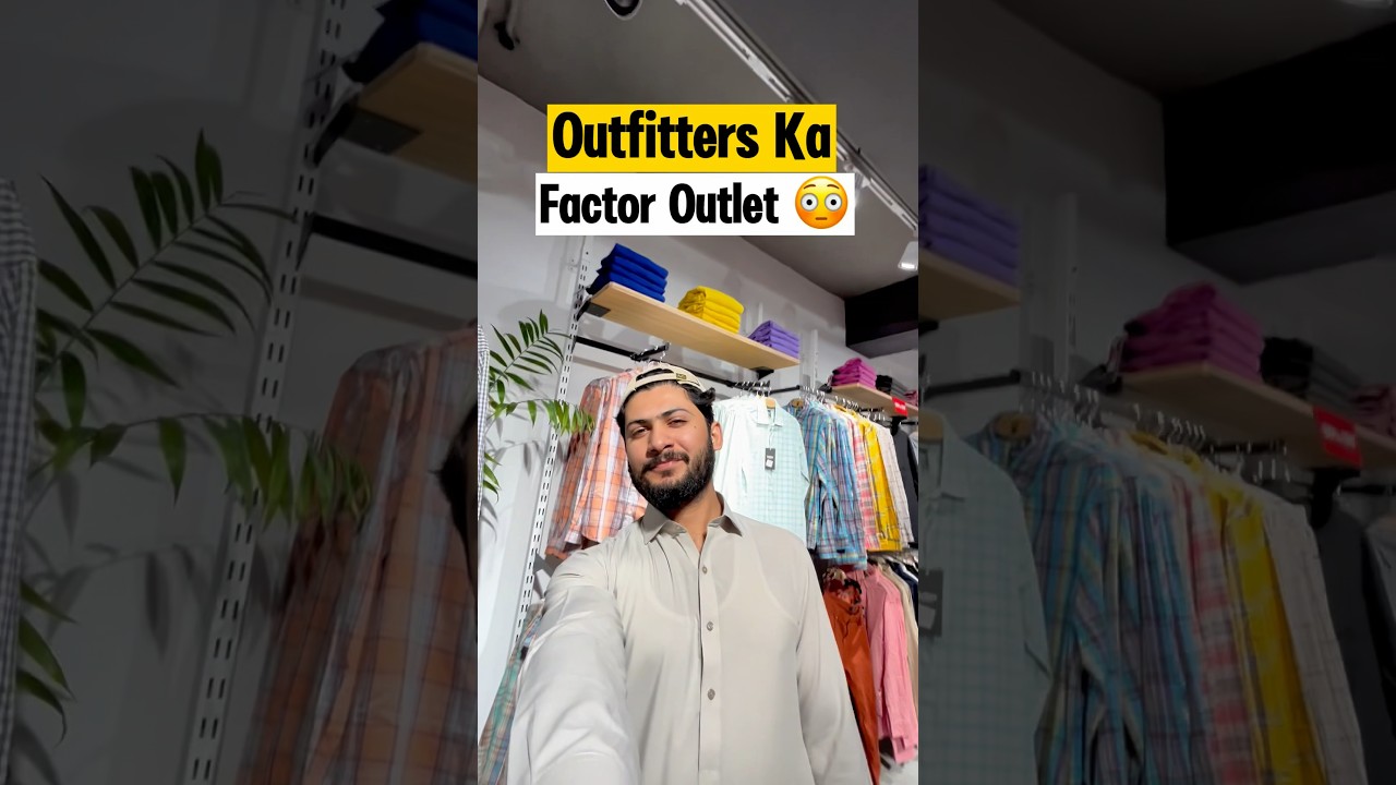 Outfitters Factory Outlet Sasta Hy? #outfitters #outfitter #leatherjacket #factoryoutlet #islamabad