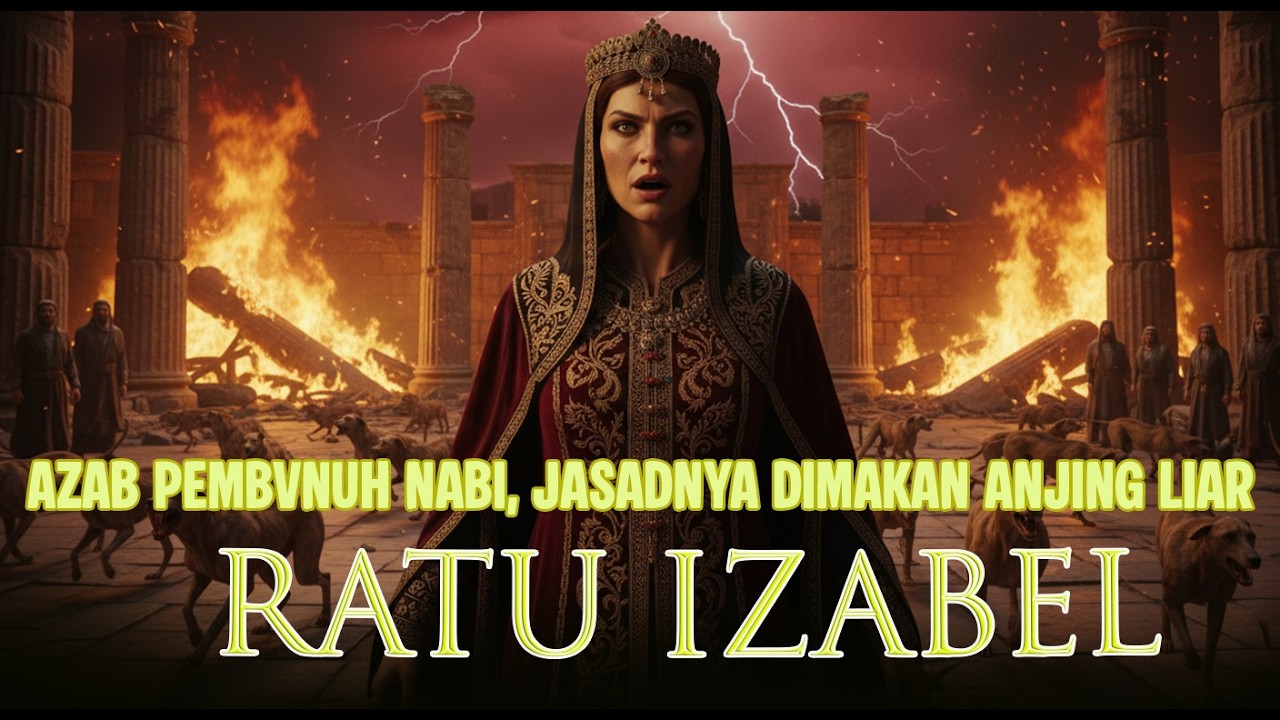 AZAB RATU IZABEL! Wanita Kejam Pembvnuh Nabi Ilyas, Mayatnya Dimakan Anjing Liar Hingga Tak Tersisa!