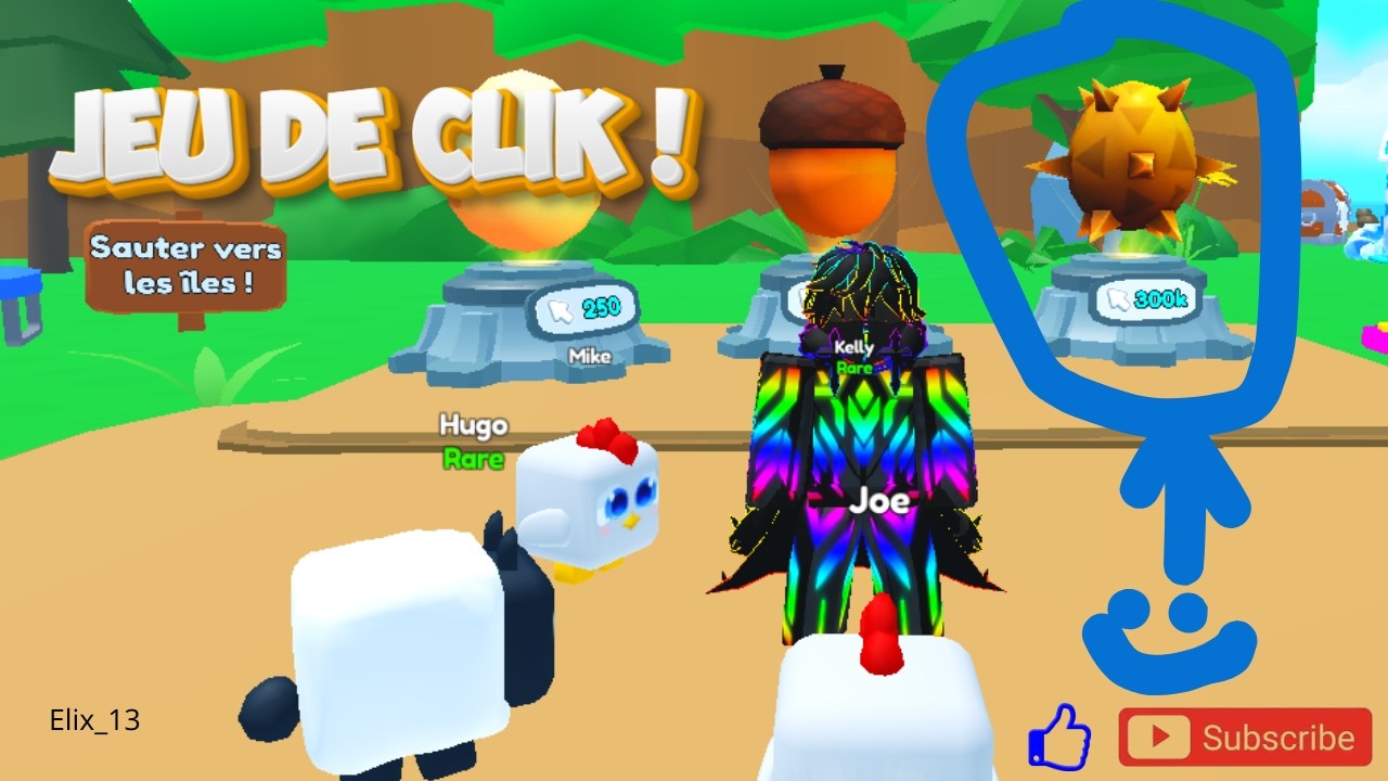 On test un jeu de click !