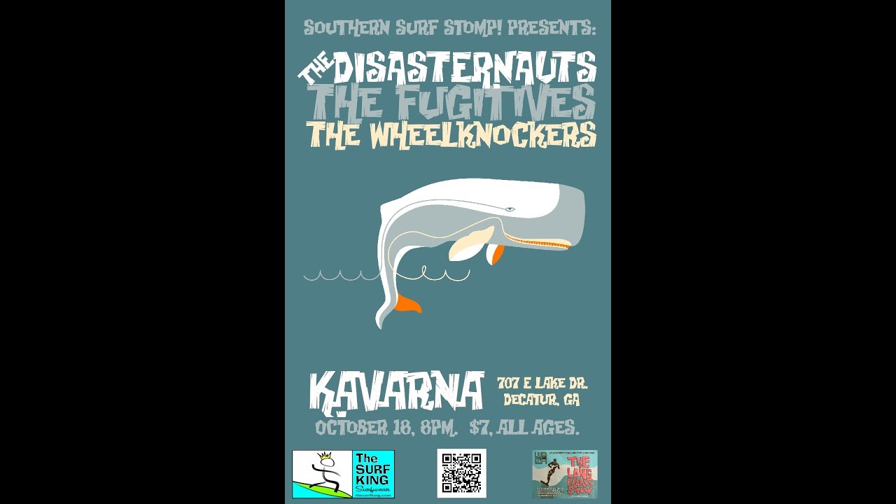 Southern Surf Stomp! w/ The Disasternauts, The Fugitives, The Wheelknockers 10/18/14