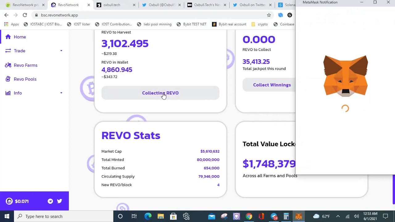 Yield farming on Binance Smart Chain with Revo Token!