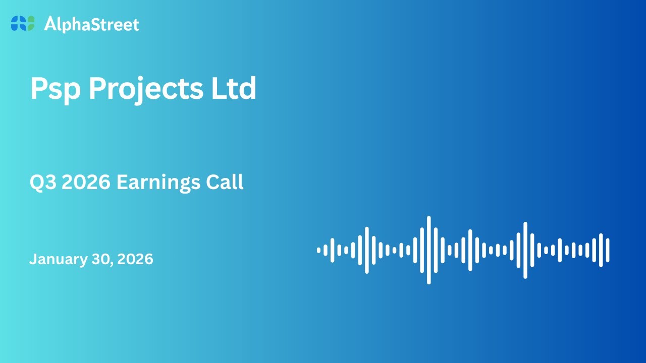 Psp Projects Ltd Q3 FY2025-26 Earnings Conference Call