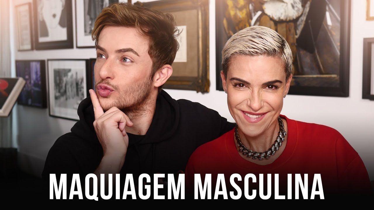 MAQUIAGEM MASCULINA COM MAICON SANTINI