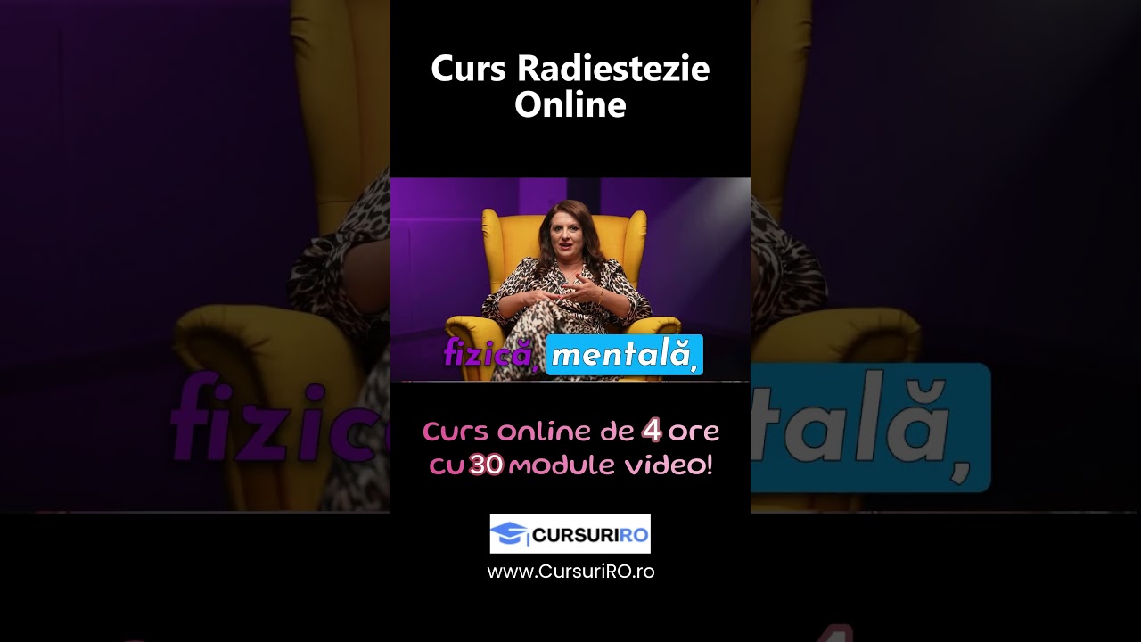 Curs de radiestezie online cu Dana Bălăceanu #cursurionline