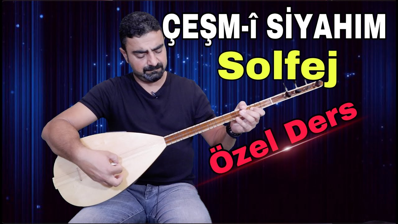 Çeşm-î Siyahım/kısa sap bağlama/solfej/nasıl çalınır? #bağlamadersi #solfej #saz #özelders