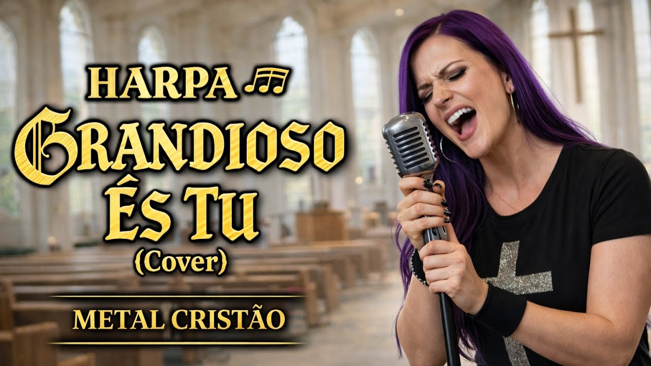 HARPA 🎼 GRANDIOSO ÉS TU (COVER) - METAL CRISTÃO ✝️🔥❤️