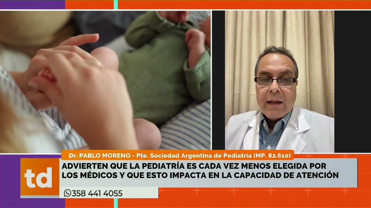 Advierten que la pediatr&iacute;a es cada vez menos elegida por los m&eacute;dicos y que impacta en la  atenci&oacute;n