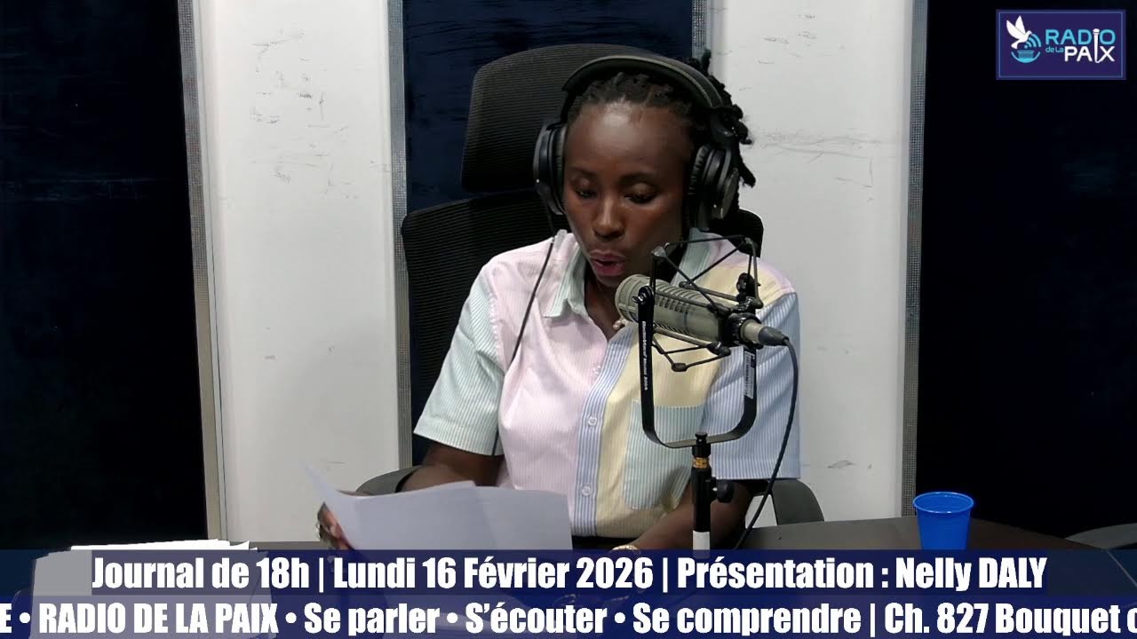 Journal de 18h | Lundi 16 Février 2026 | Présentation : Nelly DALY
