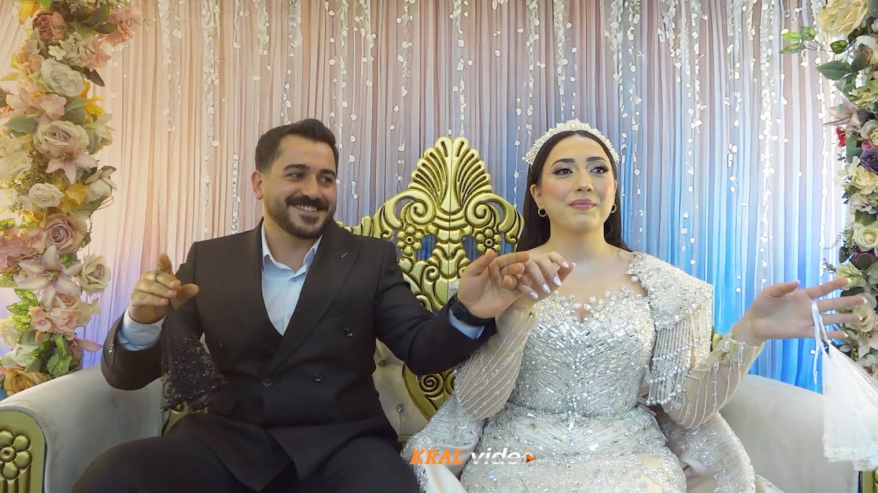 Şemsettin -Berivan 1500 kişilik Nişan Töreni Şebi Aşireti Kurtoğlu Ailesi  (KRAL SALON) VİDEO KRAL