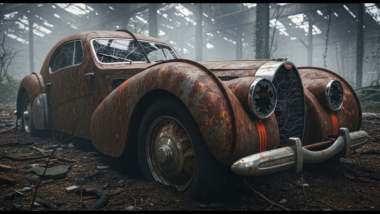 Abandoned Bugatti Type 57 Found and Restored | From Rusted Relic to Luxury Icon