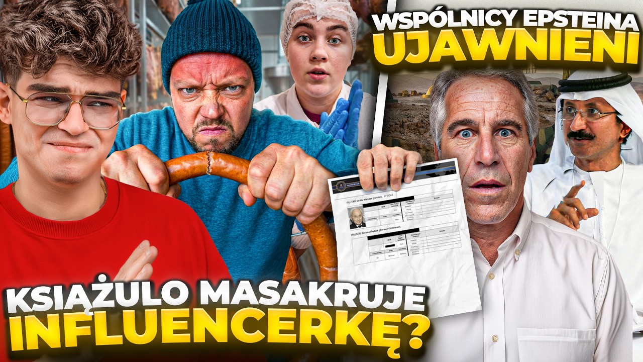 OBRZYDLIWI WSPÓLNICY EPSTEINA ODTAJNIENI (PROFESOR CHRIS, KSIĄŻULO, GRANDE CONNECTION, META)