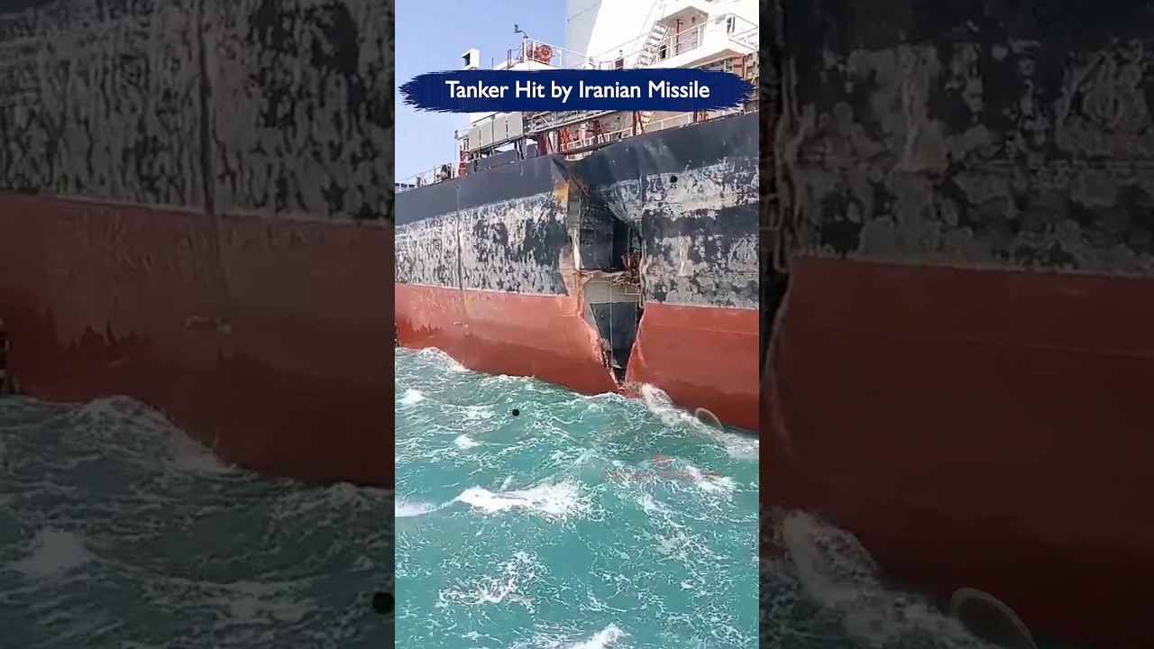 Iranian Anti-Ship Cruise Missile Hit Oil Tanker in Strait of Hormuz