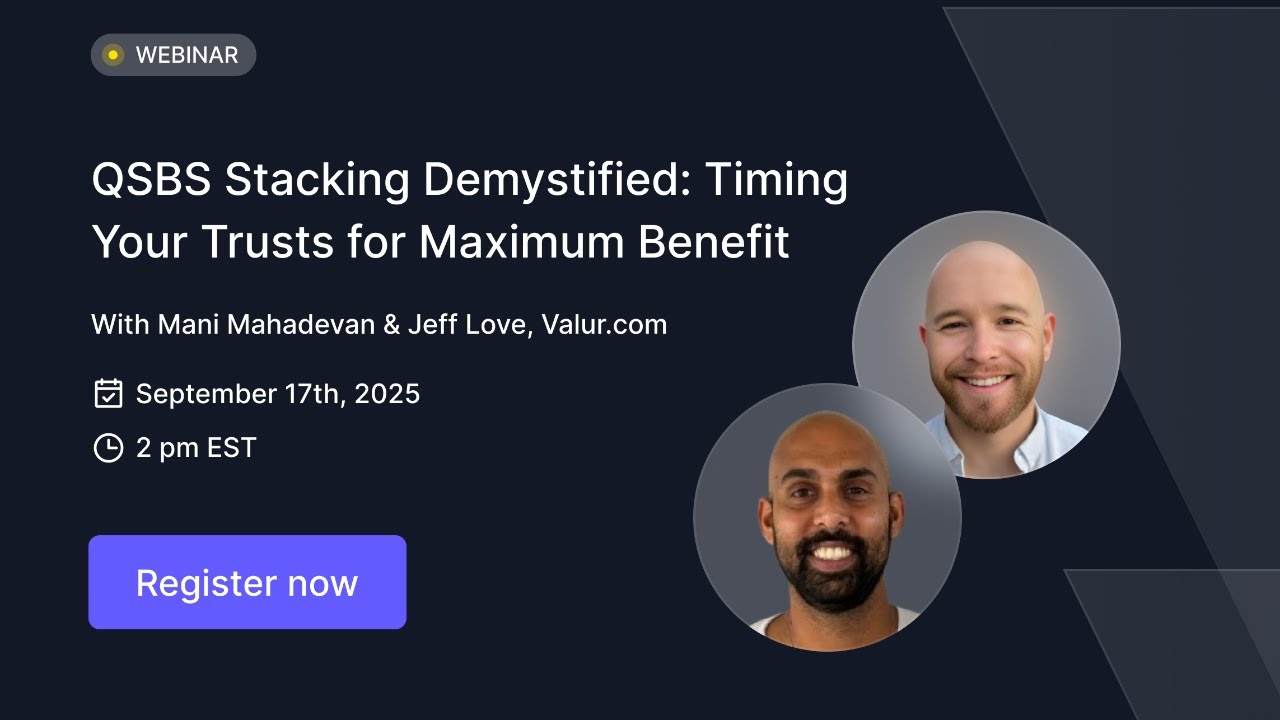 QSBS Stacking Demystified: Timing Your Trusts for Maximum Benefit
