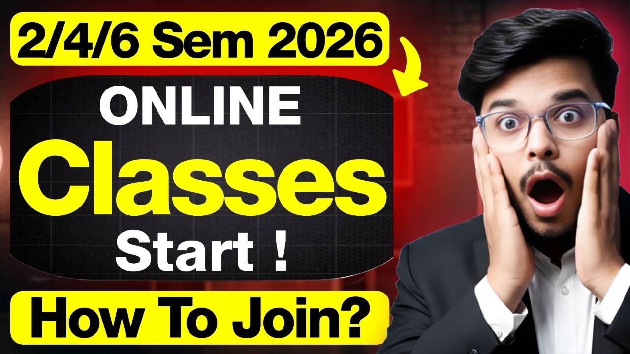 🚨Big Update! DU SOL 2/4/6 Semester 2026: Online Classes Start! - How To Join?