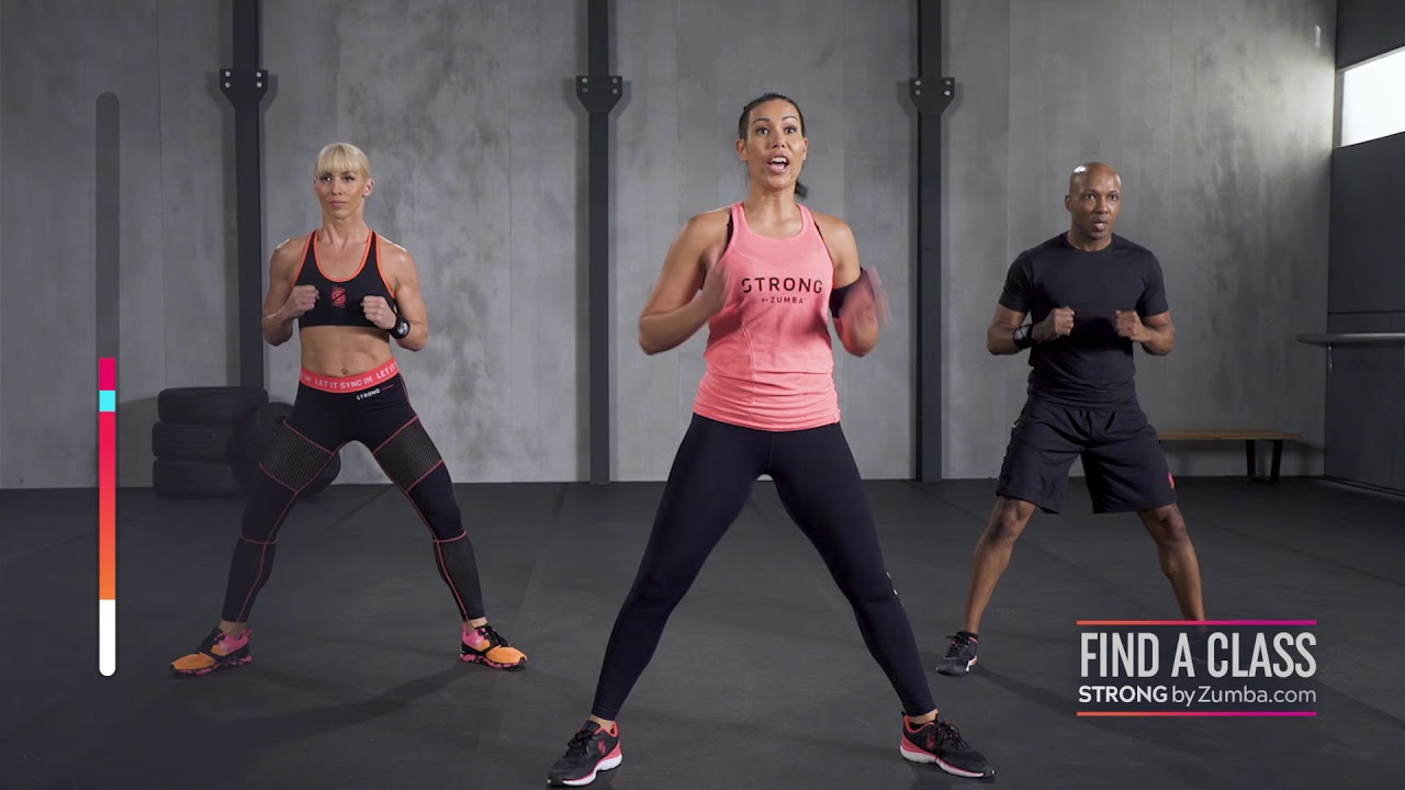 20-MIN&Uuml;TIGES STRONG Nation DEMO VIDEO MIT INTENSIVEM CARDIO/TONING WORKOUT