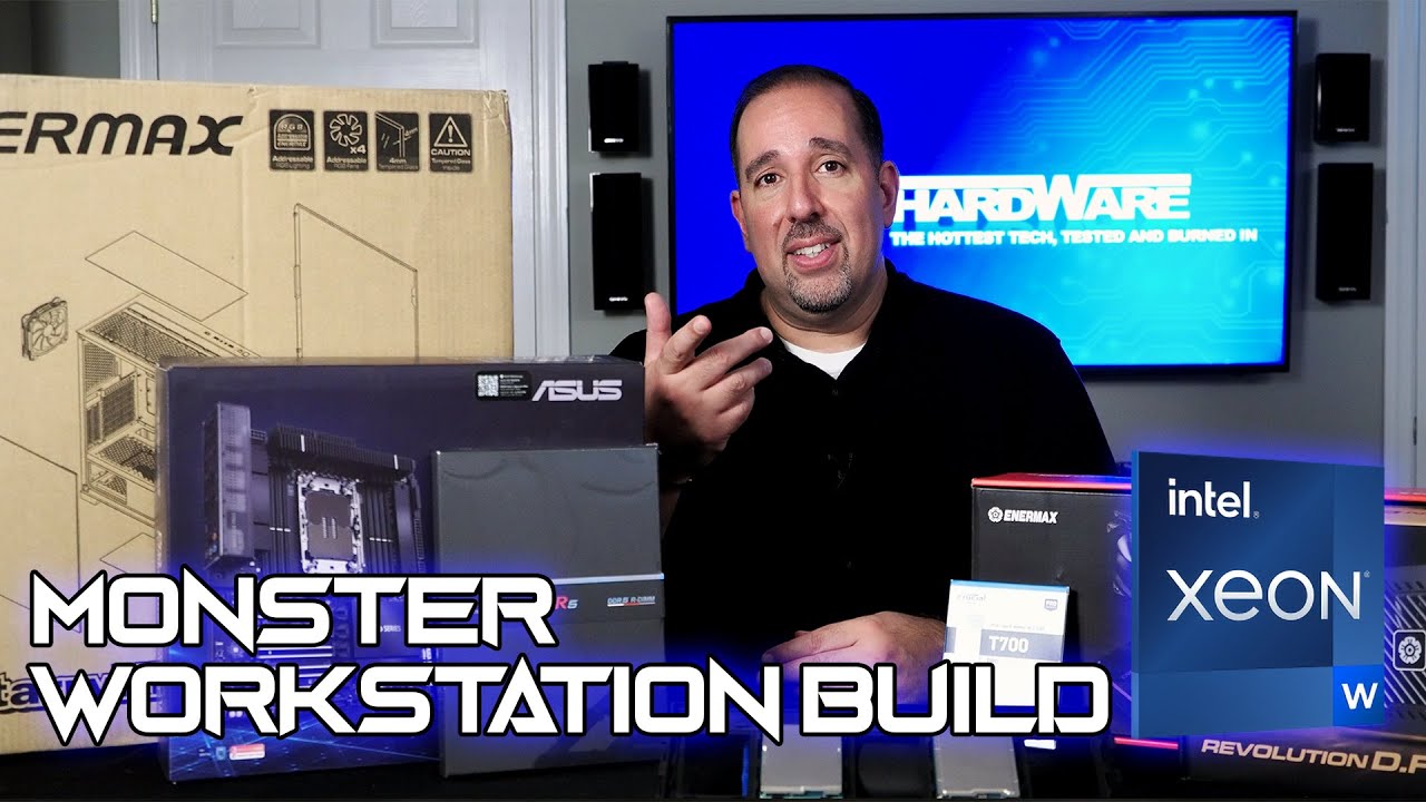 Рабочая станция Intel Xeon W Monster, собранная с ASUS, G.Skill, Crucial и Enermax