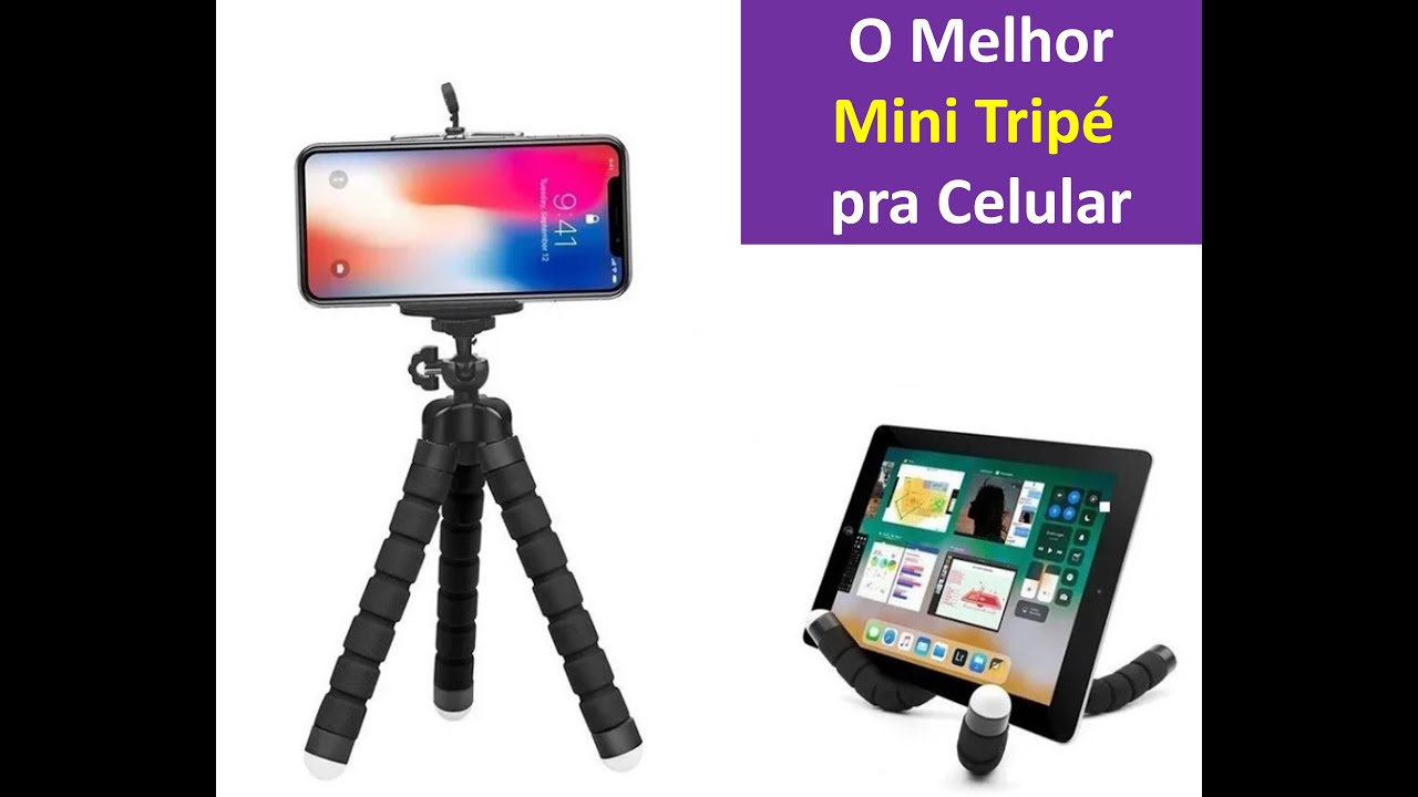 Mini Tripé para Celular I Review Como usar
