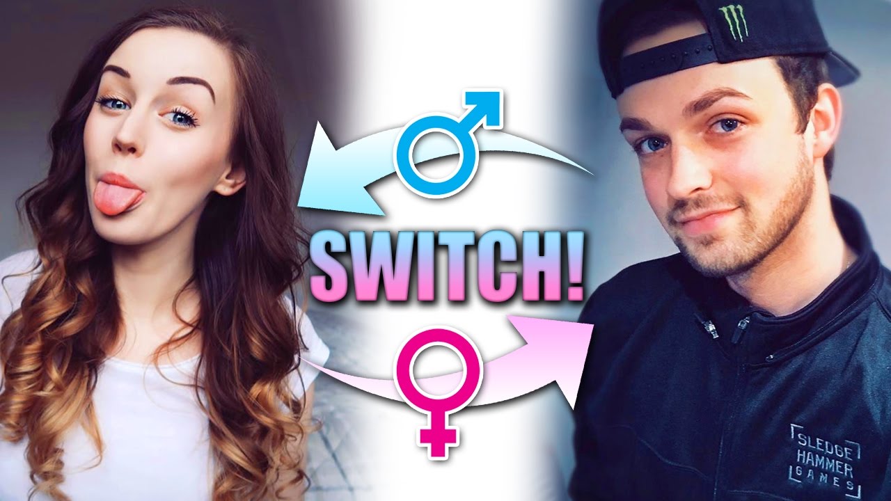 GENDER SWITCH... What Would We Look Like!? 👦🏻🔄👩🏻 (FaceApp)