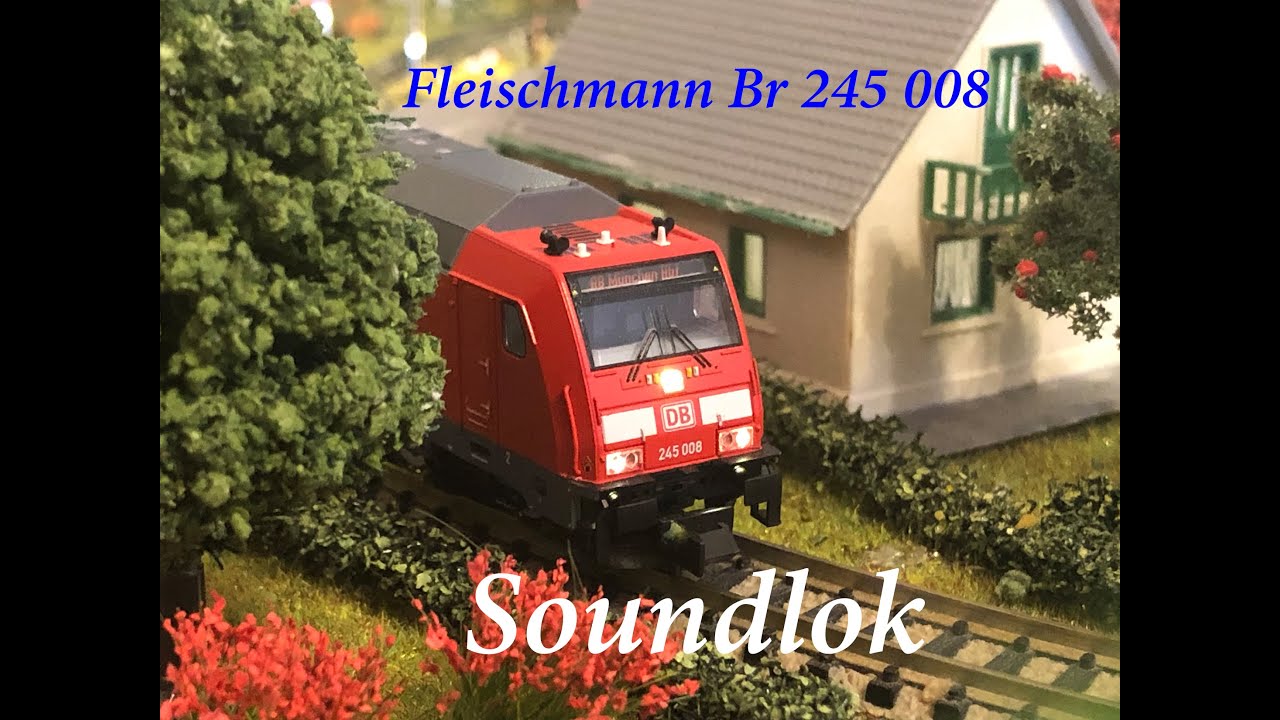 BR 245 008 von Fleischmann mit Sound | Modellbahn Spur N | 1:160