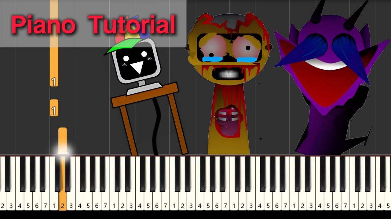 All Sprunki Phases 1-5 on Piano! (Easy Tutorial)