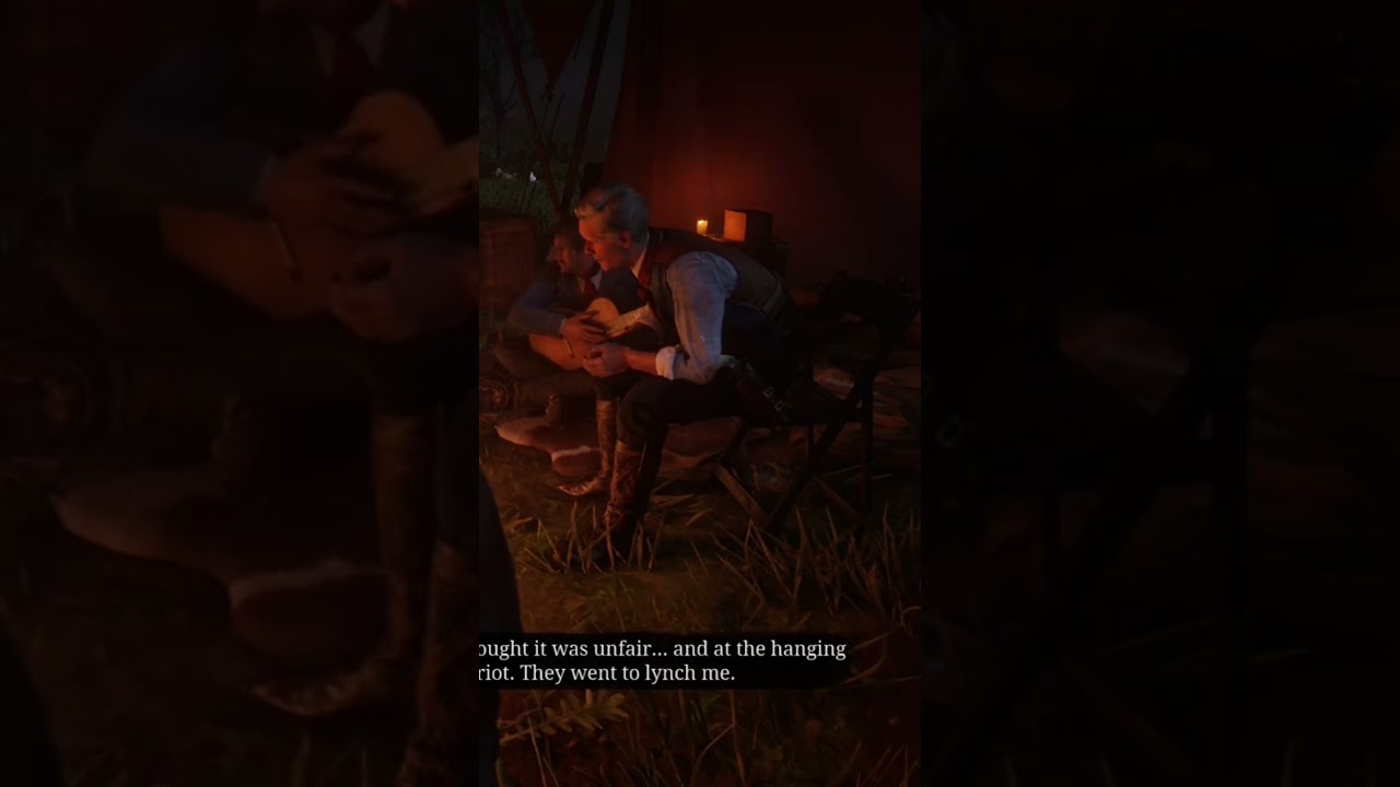 RDR2 - Hosea Talking About Almost Being Hung | Rare Dialogue