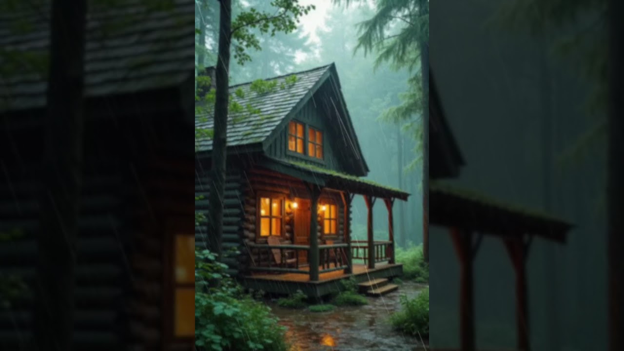 Chuva Infinita na Janela 🌧️ | Som Real de Chuva para Relaxar, Dormir e Meditar