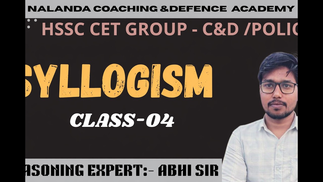 SYLLOGISM CLASS 4TH#ssc #syllogisms #hssc #htet #reasoning #tricks #defenceacademy #nalandacoaching