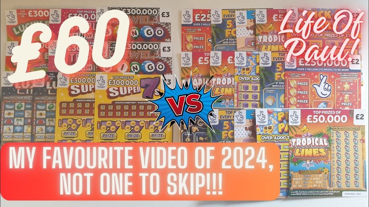 £60 mix of lotto scratch cards. Will £30 of £3 cards beat a £30 mix of £2 scratch cards?