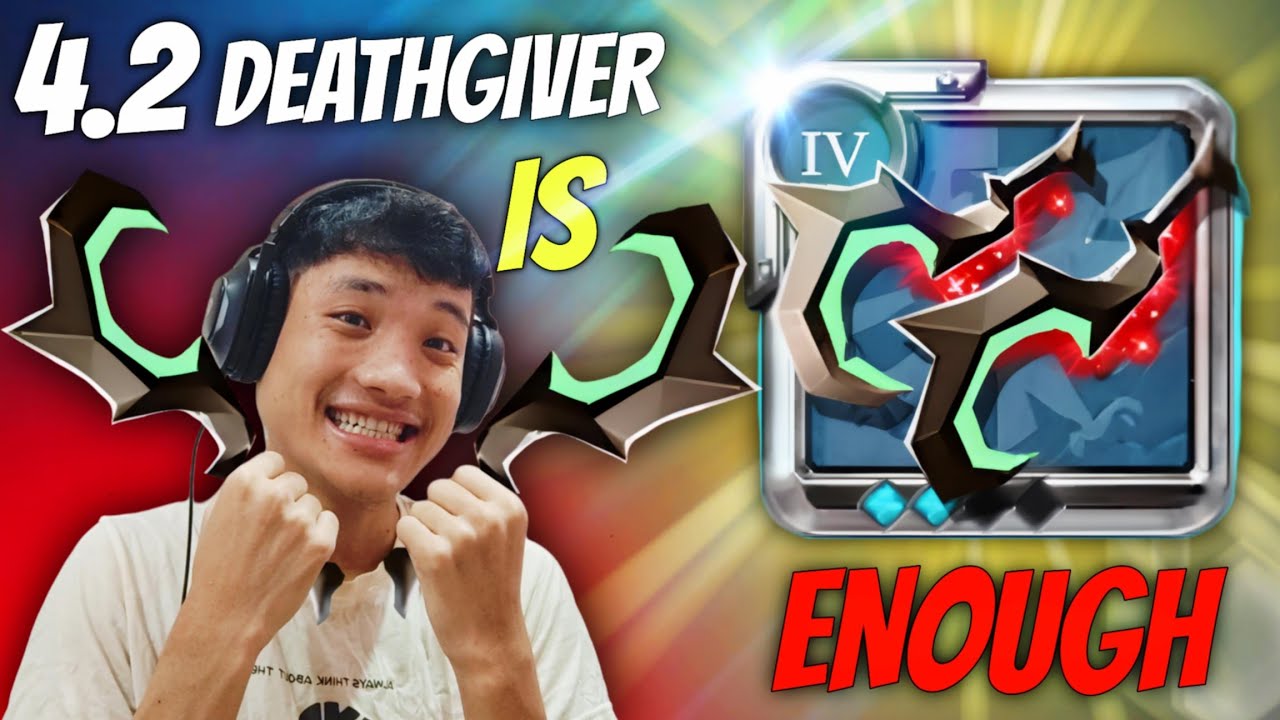 Setting + 4.2 DEATHGIVER 💪 Solo Open World PvP -Albion Online Mobile 