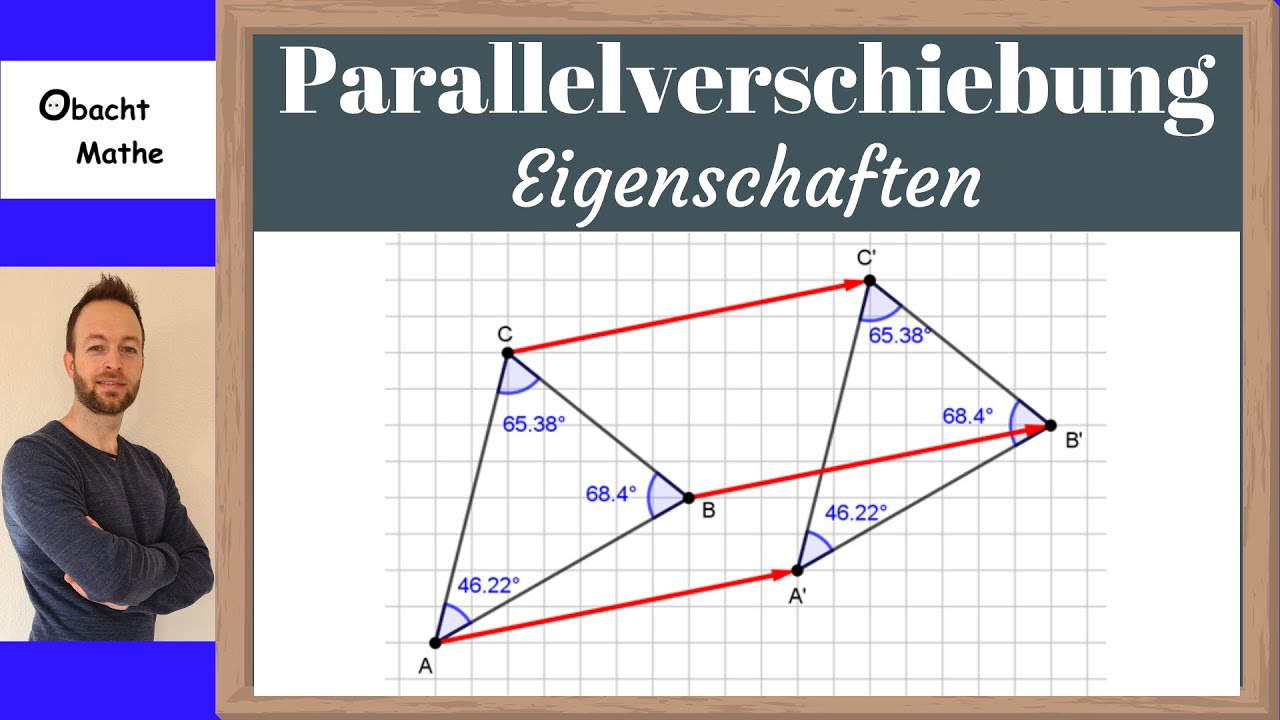 Eigenschaften der Parallelverschiebung | ganz einfach erkl&auml;rt | ObachtMathe