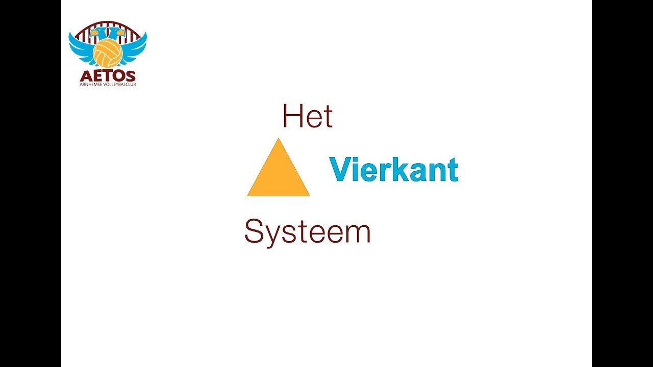 Aetos volleybalsysteem voor CMV-volleybal