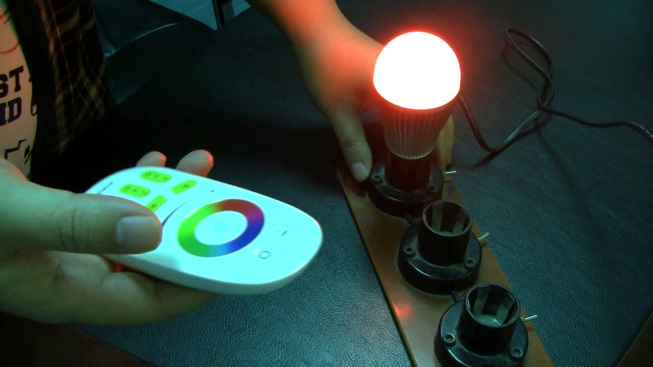how control the wifi bulb by mi light remote controller