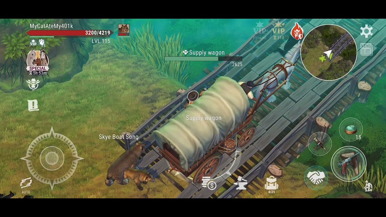 Westland survival lvl 115 old road (med) 