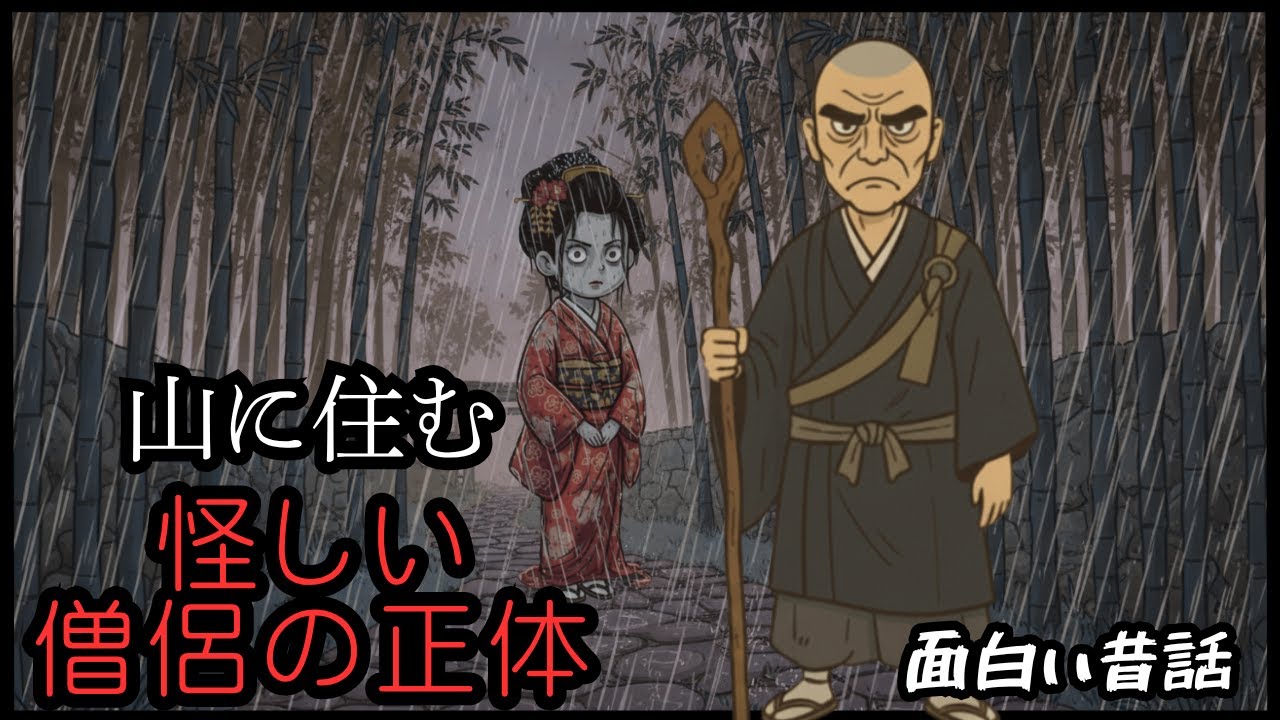 山奥に住む怪しい僧侶と女の怨念 I 楽しい昔話 I 世界の昔話
