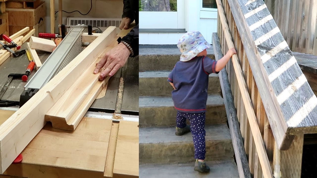 Toddler stair handrail