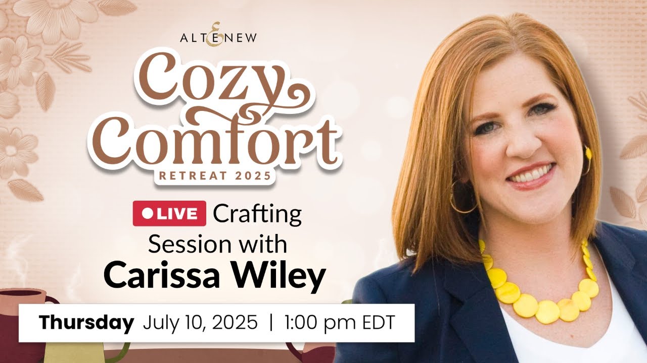 🎉 Join Us for a LIVE Q&A Crafting Session! 🎨✨Cozy Comfort Instructor Carissa Wiley!
