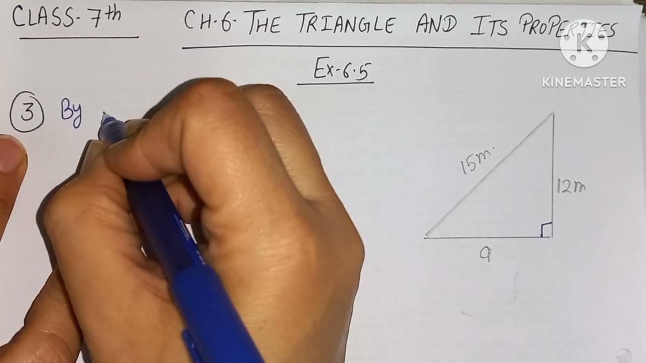 Class 7th/Ch: 6::The triangle & its properties / Ex.6.5/Ques.no.3/NCERT New syllabus#25-26#cb