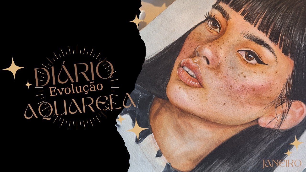 Diário de Evolução na Aquarela - Janeiro
