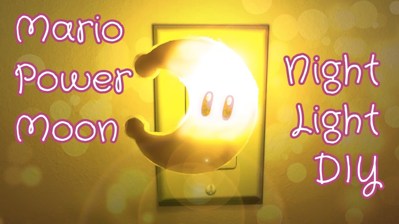 Mario Power Moon Night Light DIY | Sunny DIY