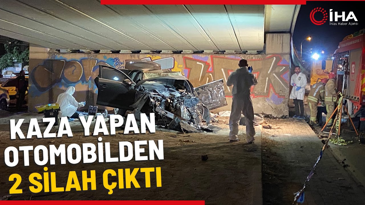 Otomobil Tramvay Köprüsünün Duvarına Çarptı: 4 Ölü, 1 Yaralı