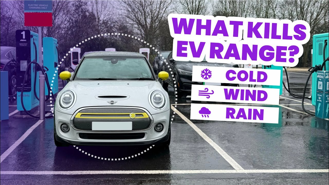 MINI Cooper SE / Electric: насколько электромобиль теряет запас хода в холодную/дождливую зимнюю ...