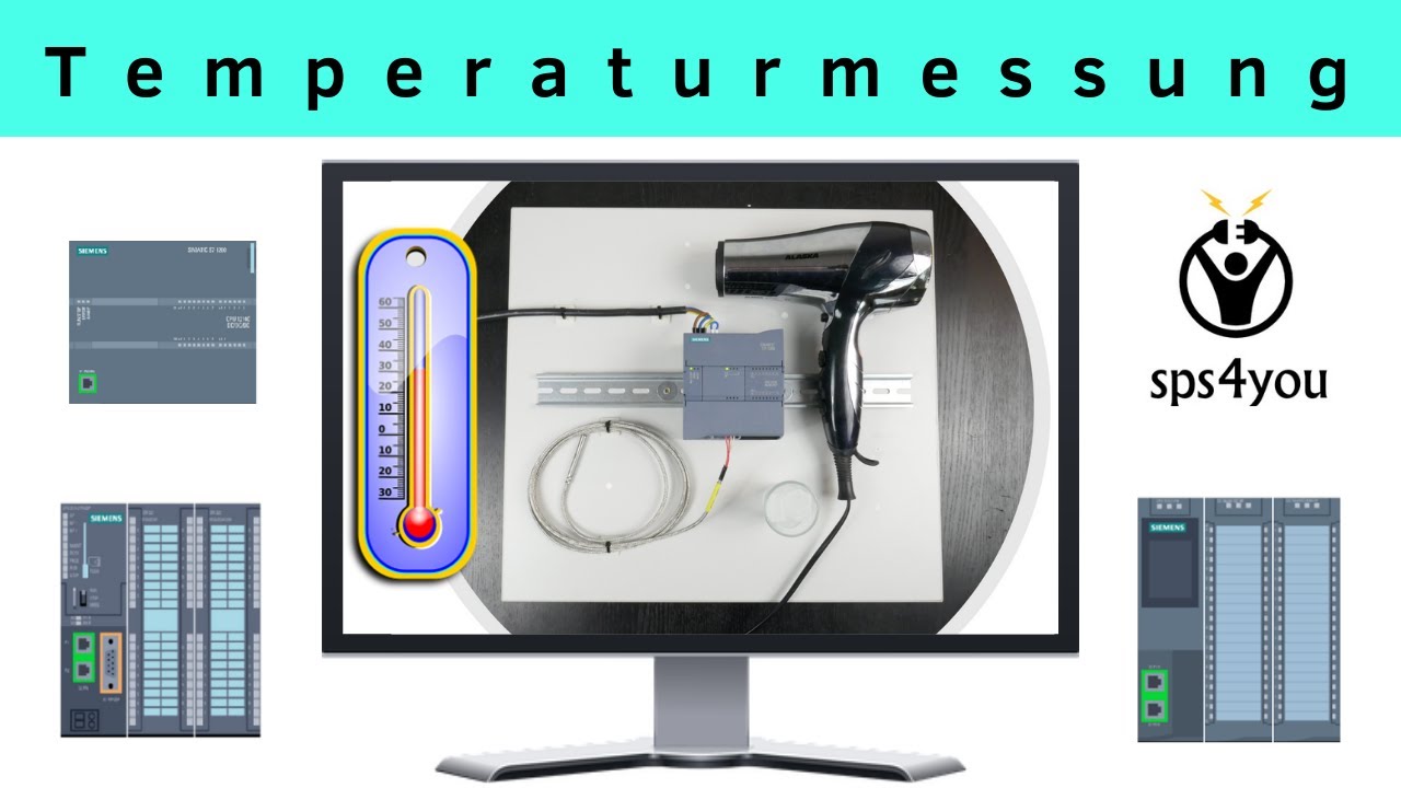 Temperaturerfassung TIA Portal Grundlagen - SPS programmieren - Online Aufbaukurs (Kapitel 5.4.1)