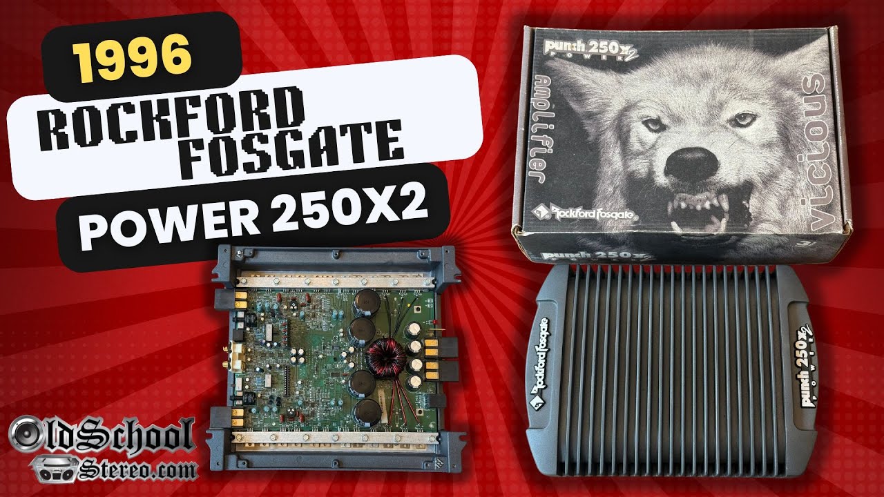 1996 Rockford Fosgate Power 250x2 Amp Dyno Test and Review