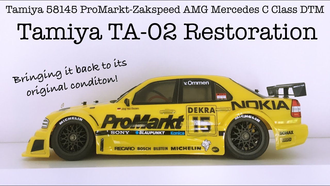 Tamiya TA-02 Restoration - Zakspeed AMG Mercedes DTM