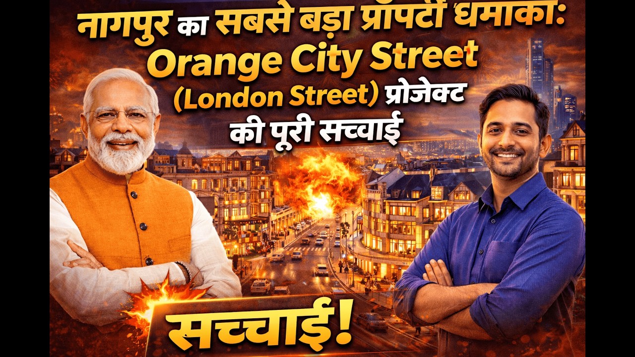 नागपुर का सबसे बड़ा प्रॉपर्टी धमाका: Orange City Street (London Street) प्रोजेक्ट की पूरी सच्चाई