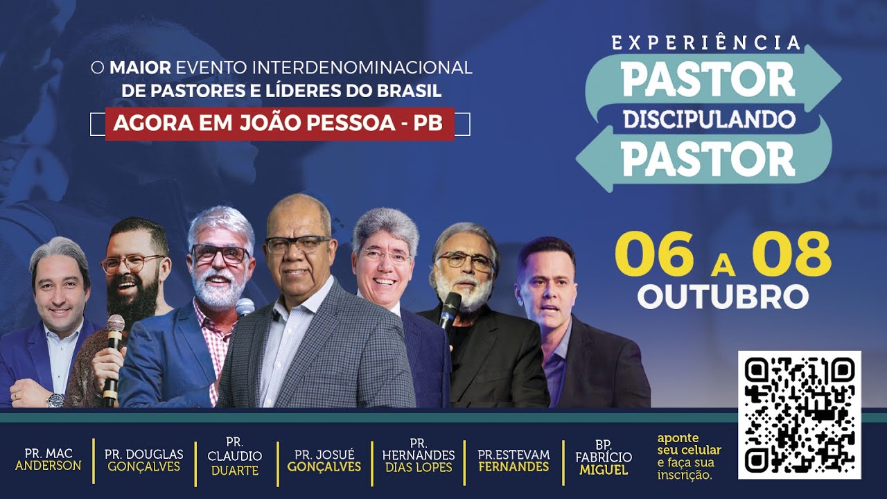 Congresso Pastor Discipulando Pastor - Dia 07/10 - Noite