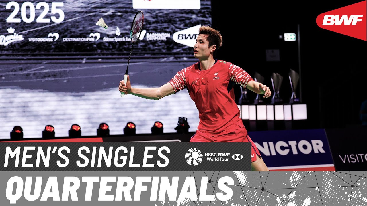 VICTOR Denmark Open 2025 | Shi Yu Qi (CHN) [1] vs. Christo Popov (FRA) [8] | QF