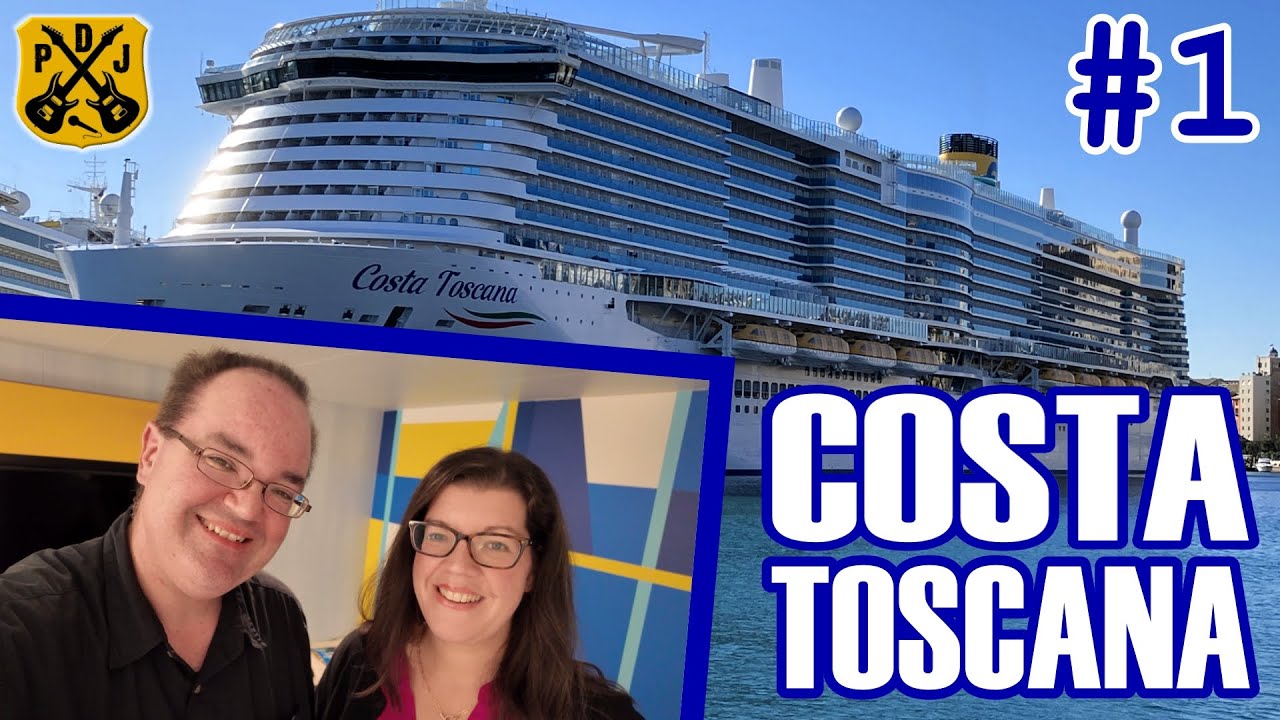 Costa Toscana Pt.1 - Our First Costa Cruise! - Embarkation Day, Exploring The Ship, Pop Art Show