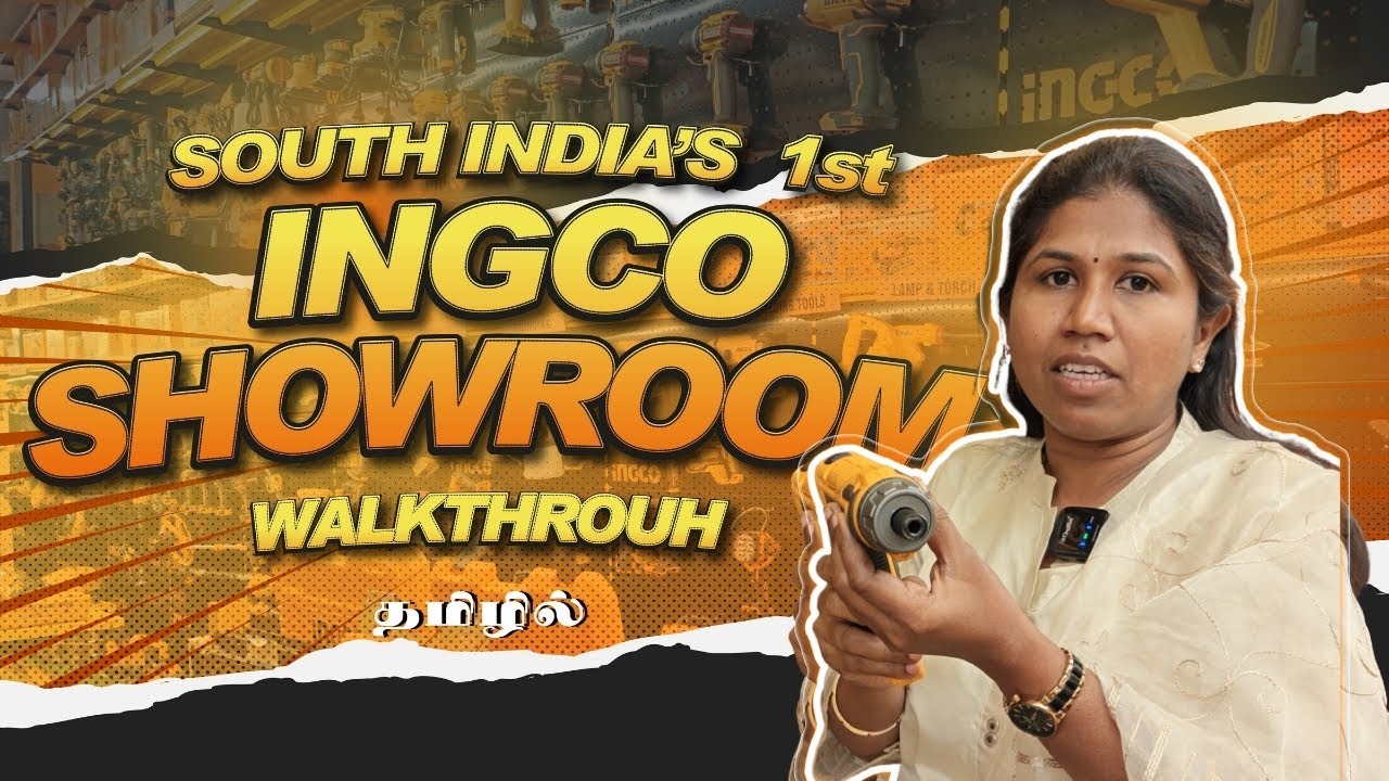 Full INGCO Showroom Walkthrough😎 | Power Tools | Part - 1 | Demo & Service | Vikas Tool Mart | Erode
