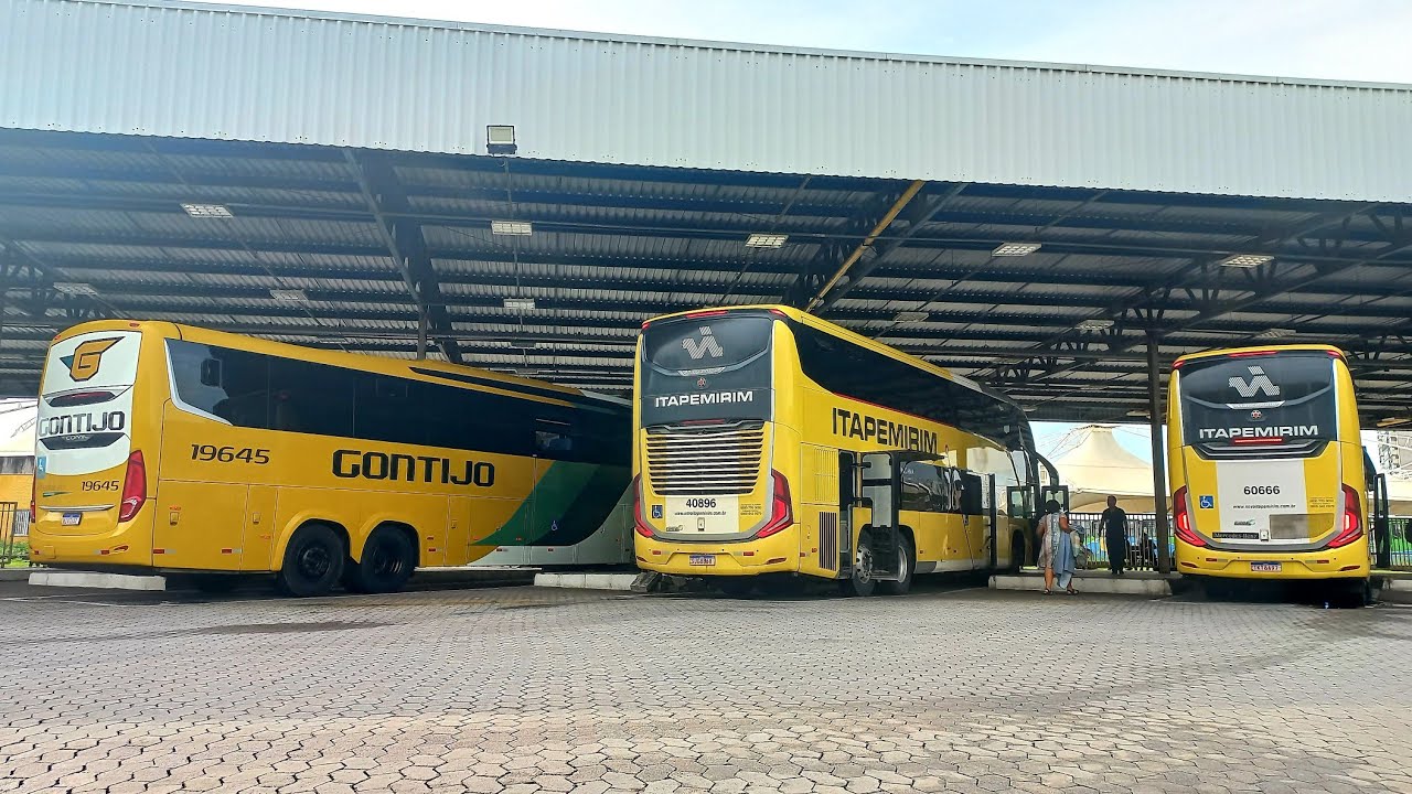 GONTIJO E NOVA ITAPEMIRIM DOMINANDO | MOVIMENTAÇÃO DE ÔNIBUS NA RODOVIÁRIA DE VILA VELHA